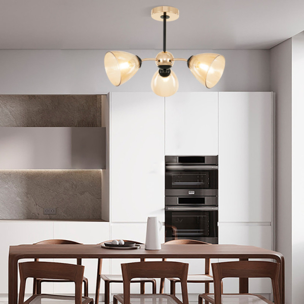 Люстра на штанге Arte Milano 329007/3 GD.BK