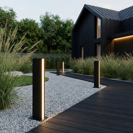 Садово-парковый светильник Elektrostandard 1538 3000K чёрный