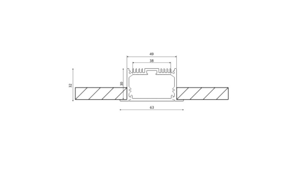 Профиль DesignLed LE.6332-R