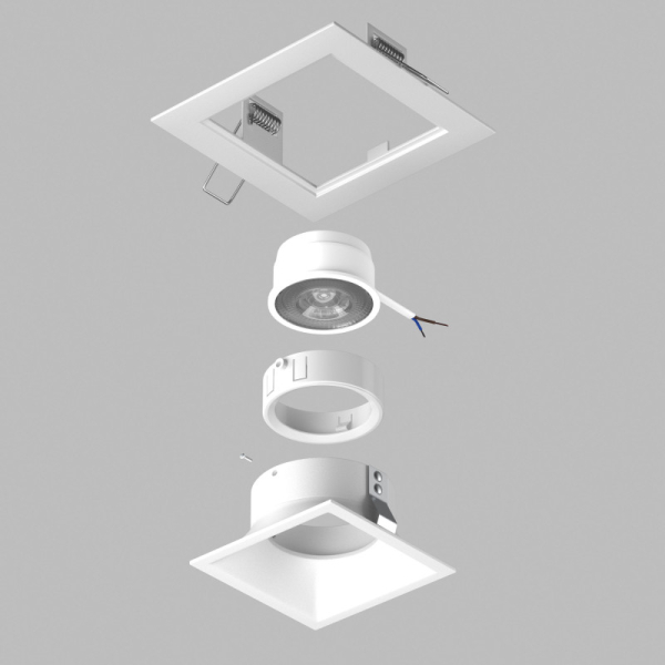 Встраиваемый светильник Lightstar D51606WMOD