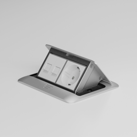 Розетка Werkel W8074065 серебряный