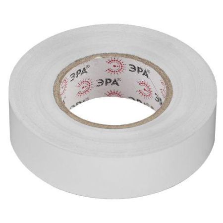 Изолента ПВХ 19ммх20м бел. ЭРА C0036542