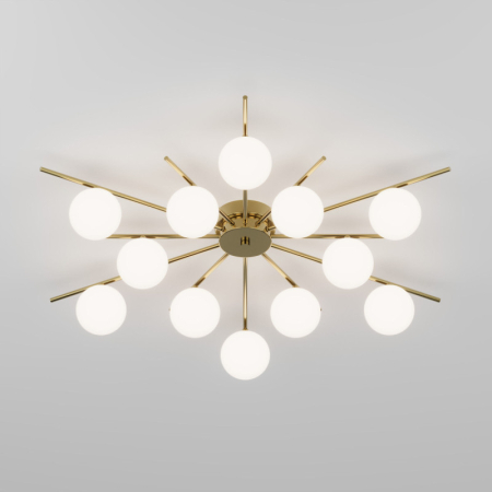 Накладная люстра Eurosvet 302001/12 латунь Smart