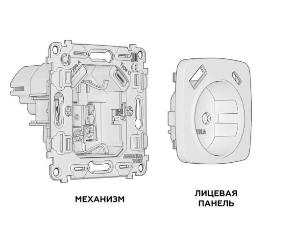 Розетка Ambrella Volt MO810010