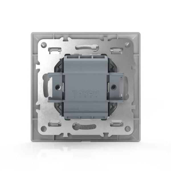 Переключатель проходной 1-кл. СП AVA 10А IP20 в сборе бел. TOKOV LIGHTTKL-AV-P1F-C01