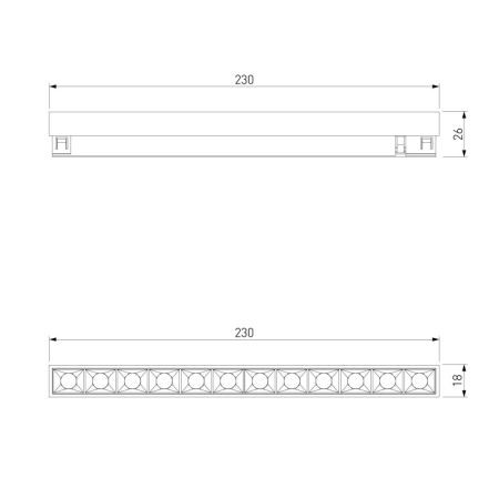 Светильник на шине Elektrostandard 85528/01 латунь