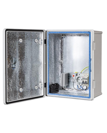 Шкаф монтажный композитный 290х390х190 Пластик-2УТ+ Mastermann 00-01020932