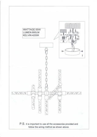 Подвесная люстра Lightstar 740114