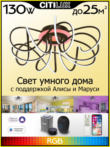 Накладная люстра Citilux CL229A165E