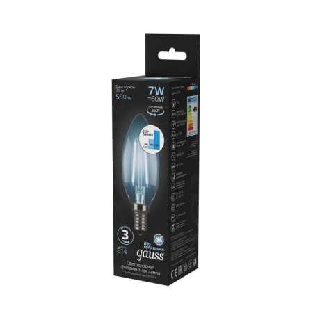 Светодиодная лампа Gauss 103801207-S
