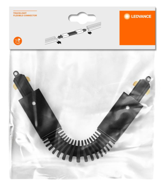 Аксессуар для трекового светильника TRACKLIGHT FLEXIBLE CONNECTOR BK LEDVANCE 4058075764101