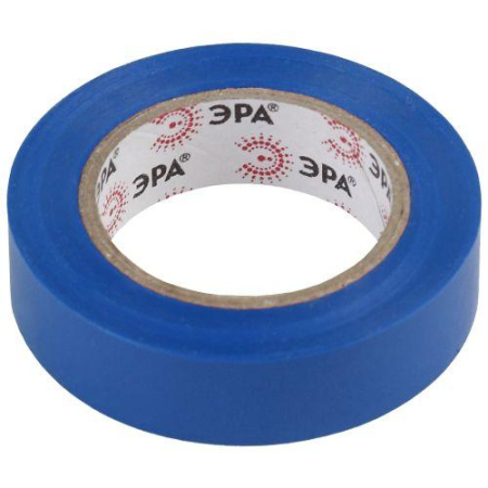 Изолента ПВХ 15ммх10м син. (10/500) (уп.10шт) ЭРА C0036557
