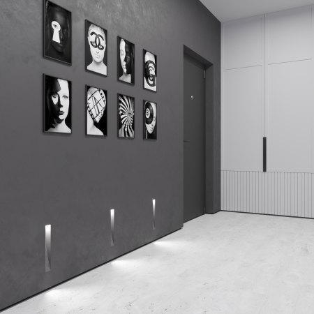 SUBRA-L 40 Встраиваемый стеновой гипсовый светильник