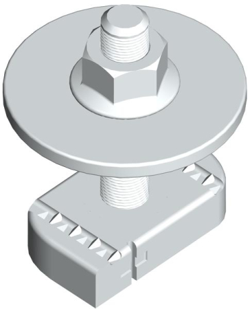 Болт STRUT 8х60 с опорой и гайкой EKF stbog8x60