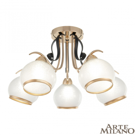 Накладная люстра Arte Milano 323306/5 FG+BK