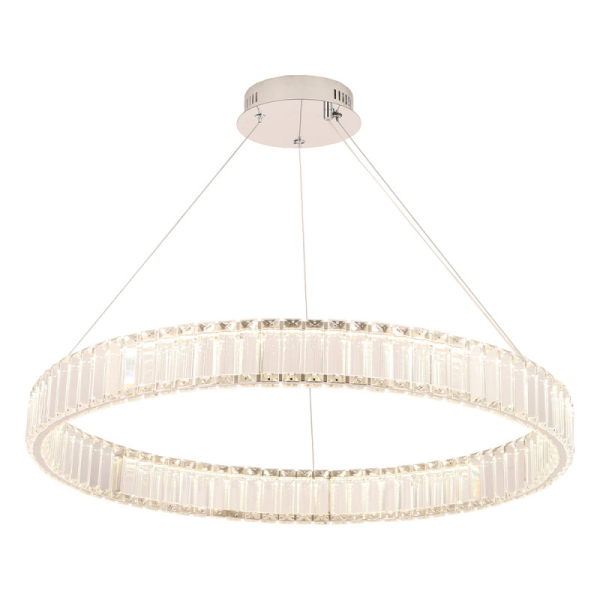 Подвесная люстра Crystal Lux MUSIKA SP70W LED CHROME