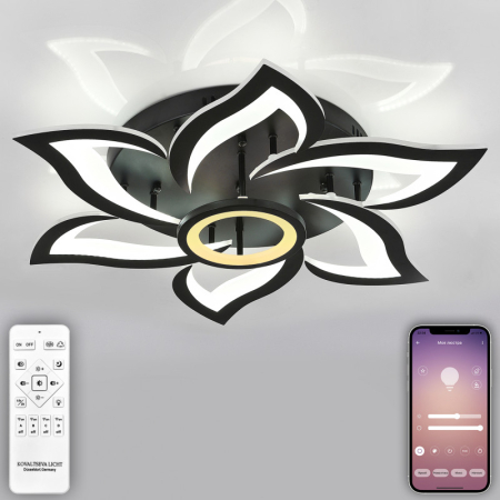 Накладная люстра Natali Kovaltseva HIGH-TECH LED LAMPS 82020 BLACK