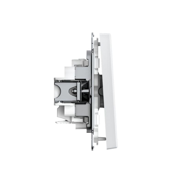 Выключатель кнопочный 1-кл. ArtGallery быстрозажим. клем. механизм лотос SE GAL001315S