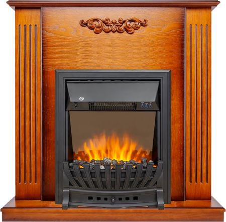 Royal Flame Каминокомплект Lumsden - Дуб антик с очагом Aspen Black