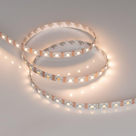 Лента светодиодная SPI-B60-10mm 12V Warm 3000К-PX1-RAM 9.3Вт/м IP20 5060 бегущий огонь (уп.5м) Arlight 037827