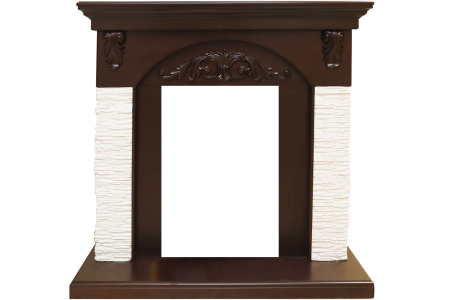 Dimplex Портал Dimplex Bern Сланец мелкий белый / Темный дуб