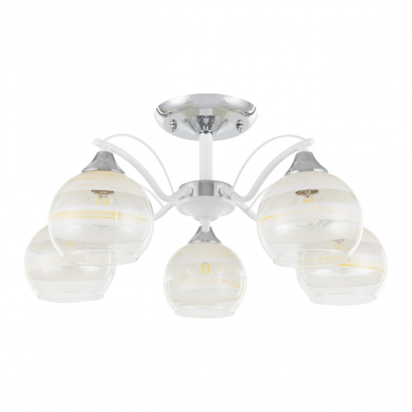 Накладная люстра Arte Milano 326503/5 CR+WH