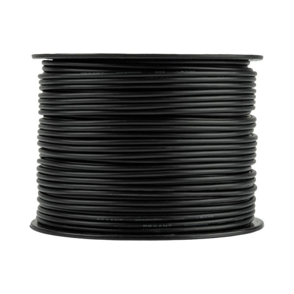 Провод ПГВА 1х1,50мм², черный, бухта 100м REXANT