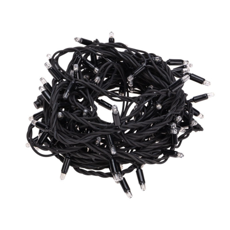 Гирлянда светодиодная Нить 12м 120 LED МУЛЬТИКОЛОР черный каучук IP67 постоянное свечение 230В соединяется нужен блок 315-000 NEON-NIGHT