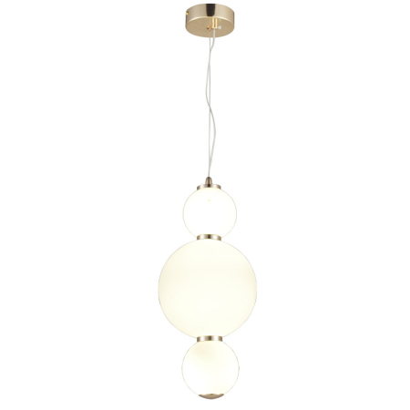 Подвесная люстра Natali Kovaltseva LED LAMPS 81100/3C GOLD WHITE