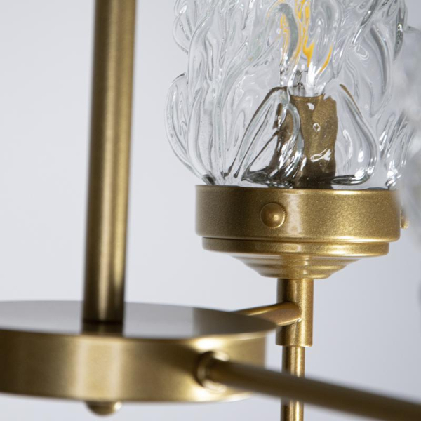 Светильник "Фламенко" 131 НПБ 01-3х40-101 Е14 [ИМ] подвесной зол. Элетех 1005405318