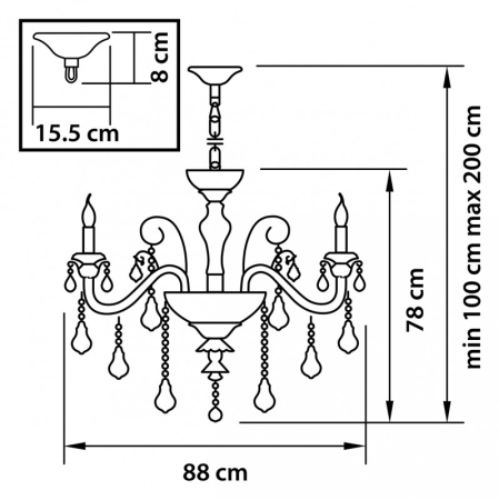 Подвесная люстра Lightstar 788084