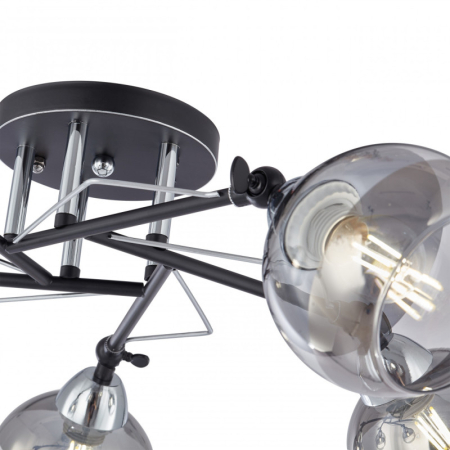 Накладная люстра Arte Milano 323685/5B BK+CR