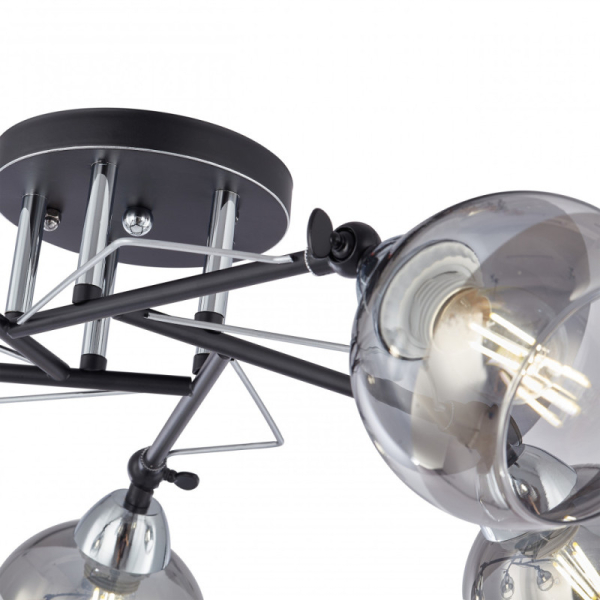 Накладная люстра Arte Milano 323685/5B BK+CR