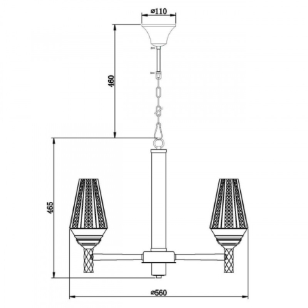 Подвесная люстра Vele Luce VL1854L05