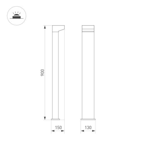 Садово-парковый светильник Arlight 050732