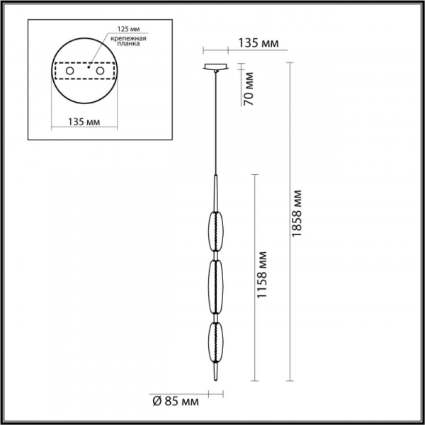 Подвесной светильник Odeon Light 4792/28L