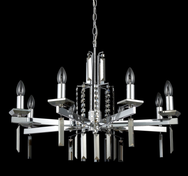 Подвесная люстра Crystal Lux MARRON SP8 CHROME