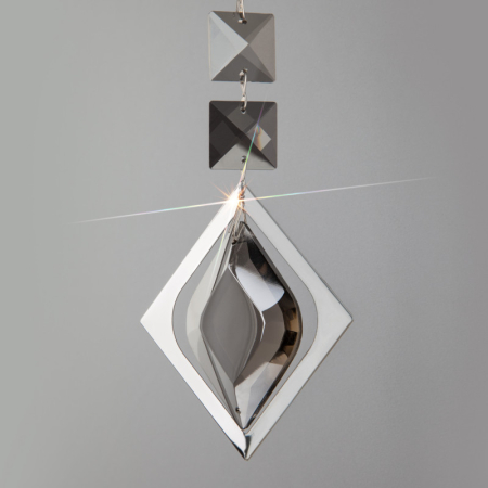 Бра Eurosvet 10120/1 хром/дымчатый хрусталь Strotskis (10110/1)