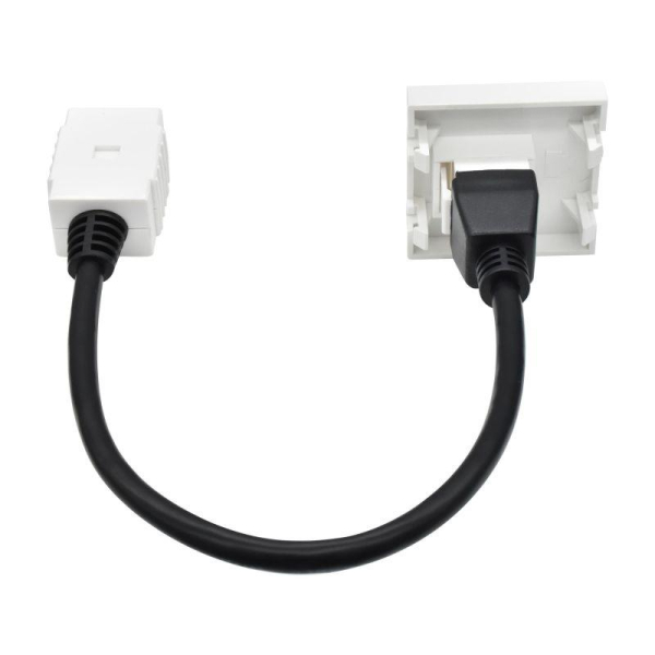 Розетка 2мод. HDMI M/M РКМ-20-10-П бел. PRIMER IEK PR-KK40D-RH-0-2-K01
