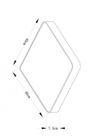 Накладной светильник ARTE Lamp A7210PL-3WH