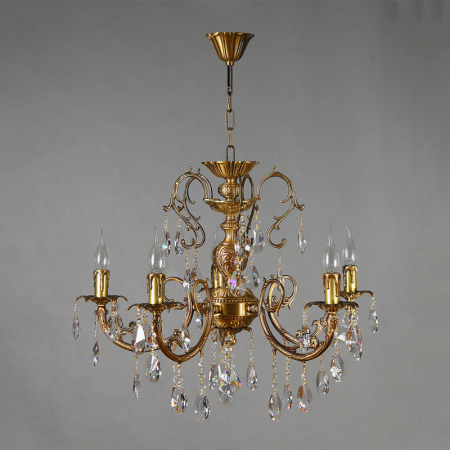 Подвесная люстра AMBIENTE by BRIZZI 8888/5 AB Tear Drop