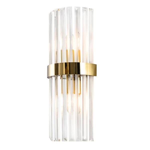 Crystal Lux Бра Crystal Lux SORPRESA AP2 BRASS/TRANSPARENTE