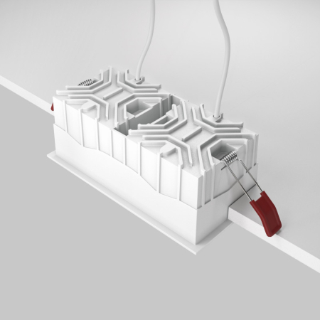 Встраиваемый светильник Maytoni Technical DL043-02-15W4K-SQ-W