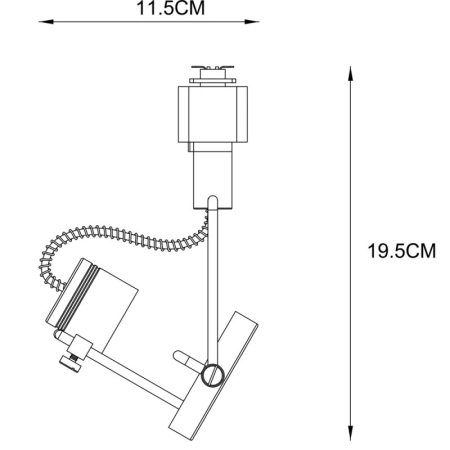 Светильник на шине ARTE Lamp A4300PL-1BK