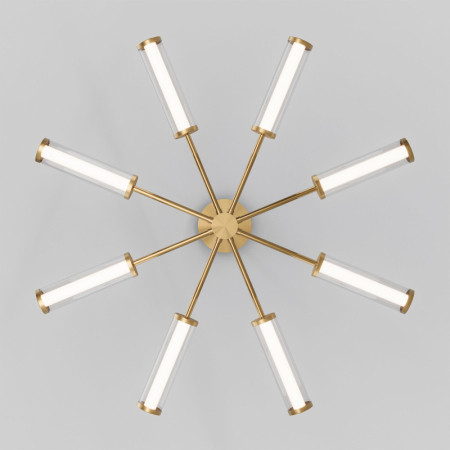 Люстра на штанге Eurosvet 50386 LED латунь