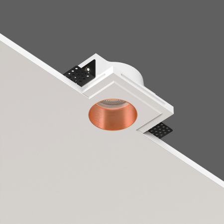 QUASAR 55 COPPER Встраиваемый потолочный гипсовый светильник