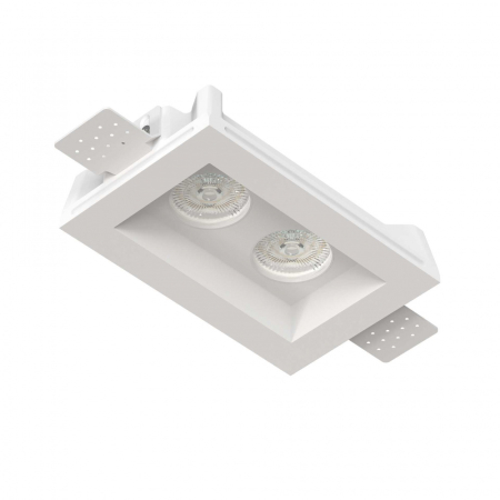 MAIA DUO FLAT Встраиваемый потолочный гипсовый светильник