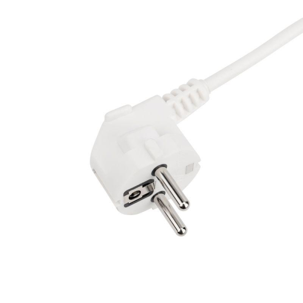 Удлинитель 3 гнезда, 10м, 3х0,75мм², с/з, с кнопкой, белый PROconnect