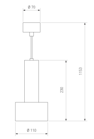 Подвесной светильник Elektrostandard DLR033 9W 4200K 3300 белый/хром