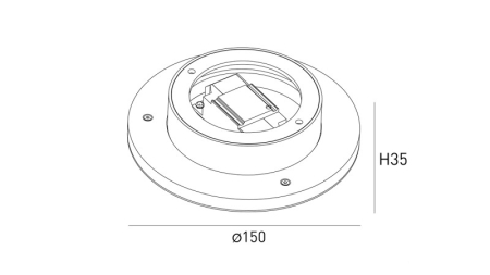 Бра DesignLed ML-R150-BL-WW